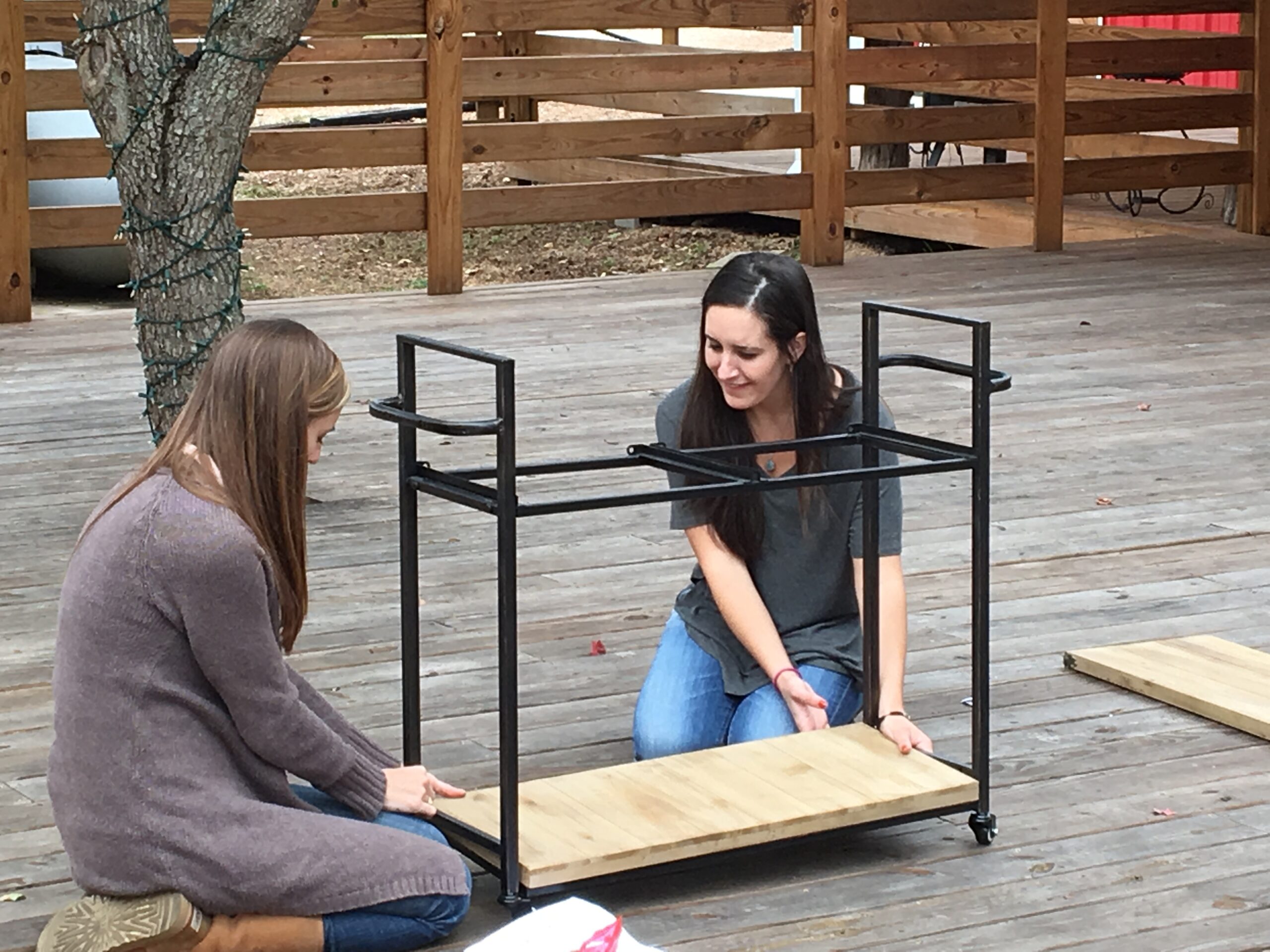 making table for container home