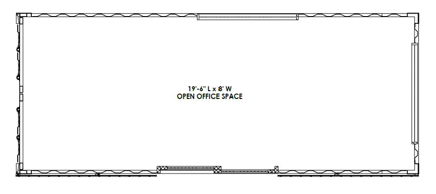 rockne 20ft container office floor plan